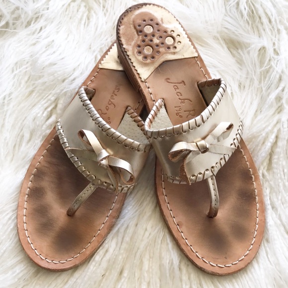JACK ROGERS “Adeline” bow sandals